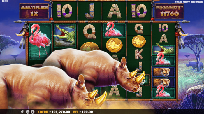 Strategi Jitu Dominasi Slot Great Rhino Megaways